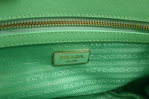 2014 Prada saffiano calfskin BN2316 green